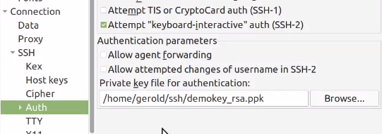 Putty SSH-Key